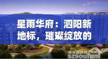 星雨华府：泗阳新地标，璀璨绽放的未来之城