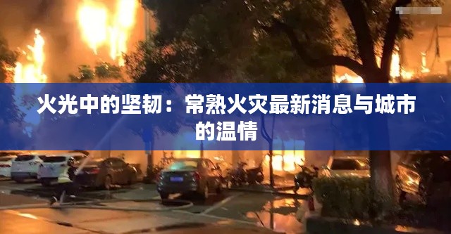 火光中的坚韧：常熟火灾最新消息与城市的温情