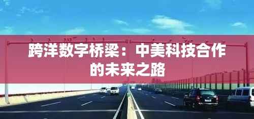 跨洋数字桥梁：中美科技合作的未来之路