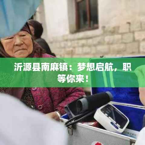沂源县南麻镇：梦想启航，职等你来！