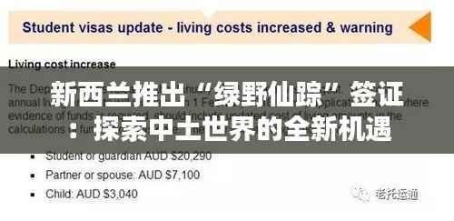 新西兰推出“绿野仙踪”签证：探索中土世界的全新机遇