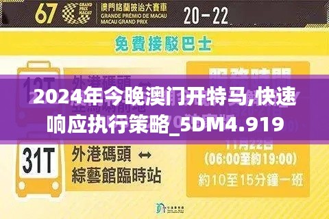 2024年今晚澳门开特马,快速响应执行策略_5DM4.919