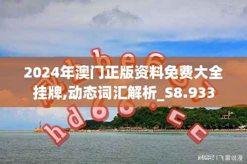 2024年澳门正版资料免费大全挂牌,动态词汇解析_S8.933