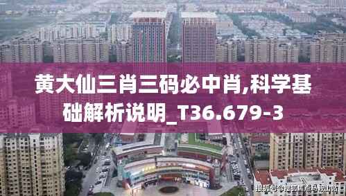 黄大仙三肖三码必中肖,科学基础解析说明_T36.679-3