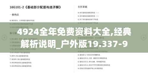 4924全年免费资料大全,经典解析说明_户外版19.337-9
