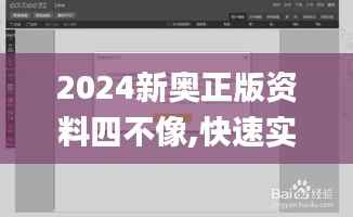 2024新奥正版资料四不像,快速实施解答策略_Windows59.609-8