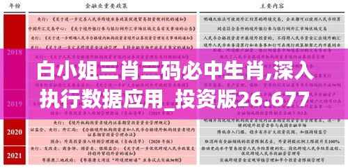 白小姐三肖三码必中生肖,深入执行数据应用_投资版26.677-4