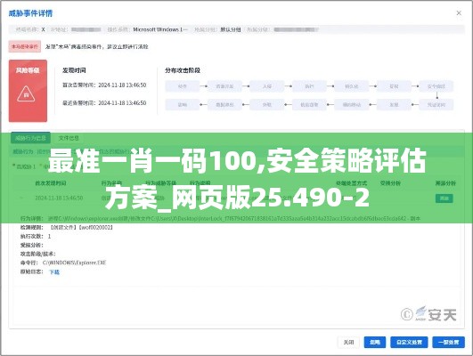 最准一肖一码100,安全策略评估方案_网页版25.490-2