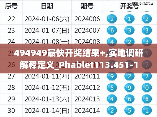 494949最快开奖结果+,实地调研解释定义_Phablet113.451-1