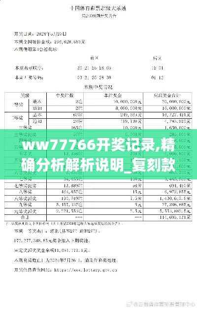 ww77766开奖记录,精确分析解析说明_复刻款31.399-3