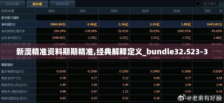 新澳精准资料期期精准,经典解释定义_bundle32.523-3
