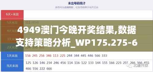 4949澳门今晚开奖结果,数据支持策略分析_WP175.275-6