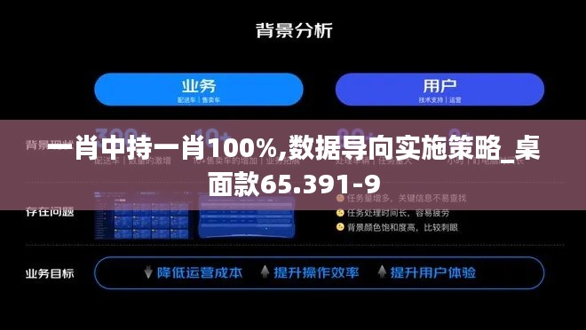 一肖中持一肖100%,数据导向实施策略_桌面款65.391-9