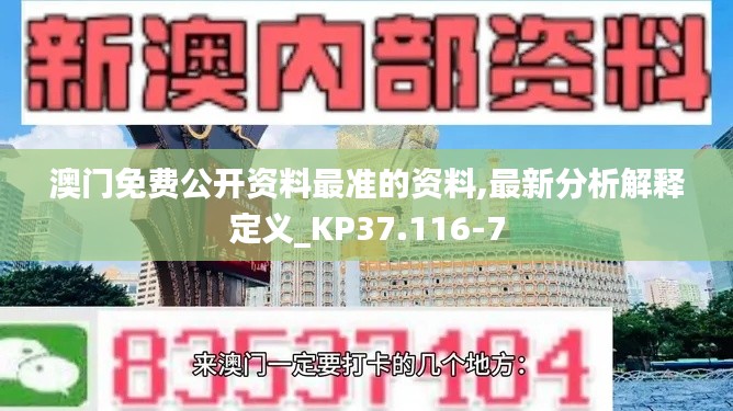 澳门免费公开资料最准的资料,最新分析解释定义_KP37.116-7