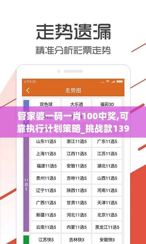 管家婆一码一肖100中奖,可靠执行计划策略_挑战款139.978-6