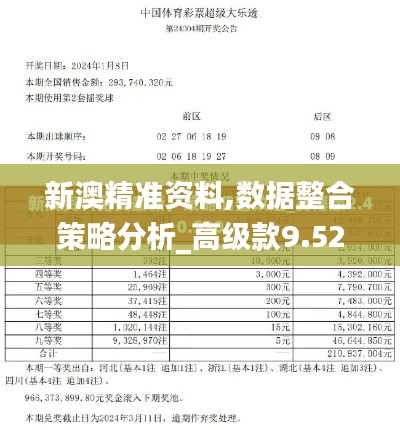新澳精准资料,数据整合策略分析_高级款9.525-7