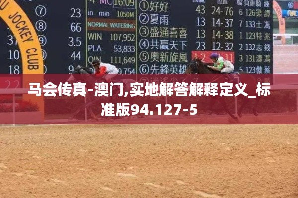 马会传真-澳门,实地解答解释定义_标准版94.127-5