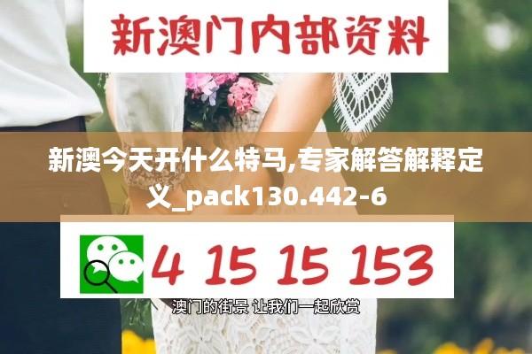 新澳今天开什么特马,专家解答解释定义_pack130.442-6