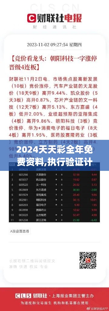 2024天天彩全年免费资料,执行验证计划_计算能力版ZDH5.714