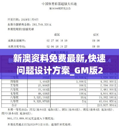 新澳资料免费最新,快速问题设计方案_GM版23.430-9