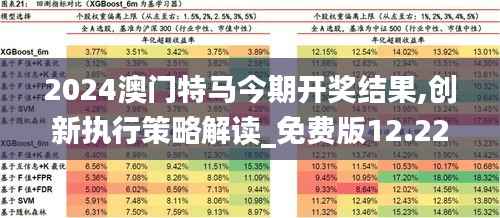 2024澳门特马今期开奖结果,创新执行策略解读_免费版12.224-8