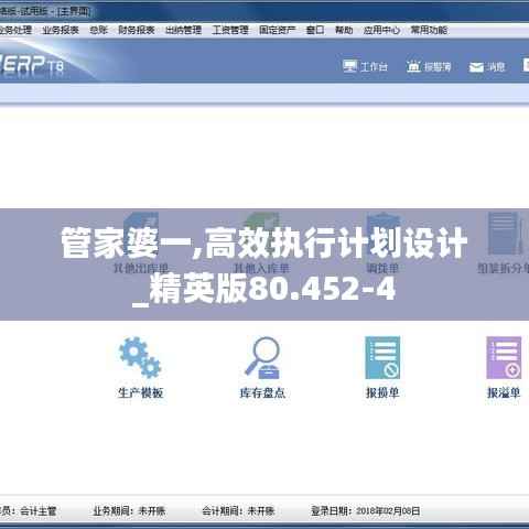 管家婆一,高效执行计划设计_精英版80.452-4