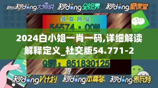 2024白小姐一肖一码,详细解读解释定义_社交版54.771-2