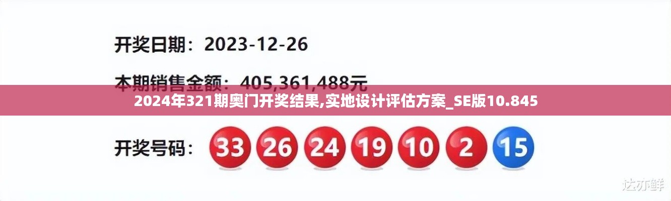 2024年321期奥门开奖结果,实地设计评估方案_SE版10.845