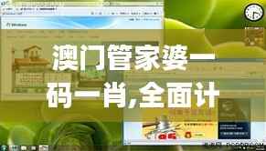 澳门管家婆一码一肖,全面计划解析_XP11.195