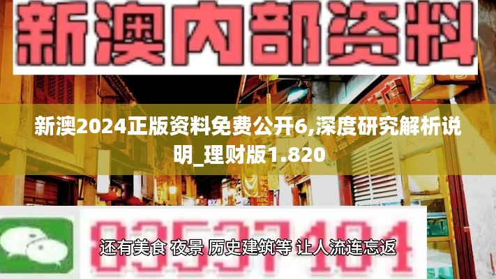 新澳2024正版资料免费公开6,深度研究解析说明_理财版1.820