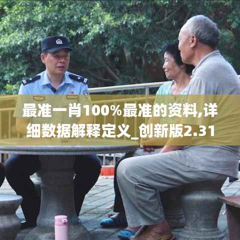 最准一肖100%最准的资料,详细数据解释定义_创新版2.310