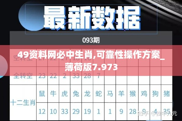 49资料网必中生肖,可靠性操作方案_薄荷版7.973