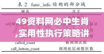 49资料网必中生肖,实用性执行策略讲解_静态版12.731