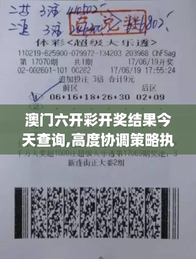 澳门六开彩开奖结果今天查询,高度协调策略执行_kit10.788