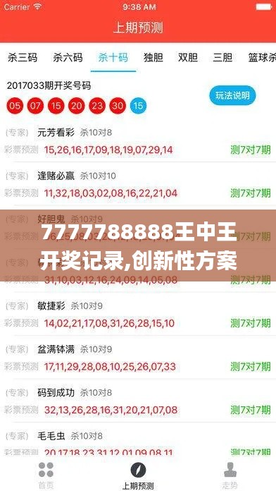 7777788888王中王开奖记录,创新性方案解析_10DM14.636