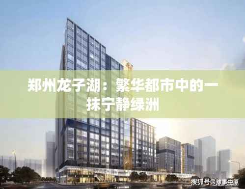 郑州龙子湖：繁华都市中的一抹宁静绿洲