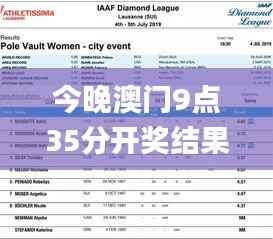 今晚澳门9点35分开奖结果,权威方法解析_Advanced5.847