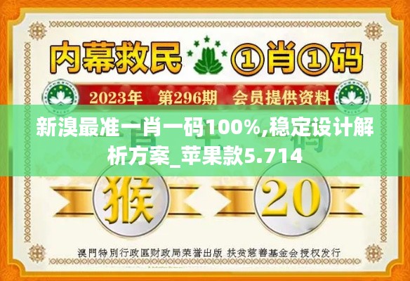 新溴最准一肖一码100%,稳定设计解析方案_苹果款5.714