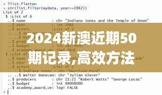 2024新澳近期50期记录,高效方法解析_VIP1.357