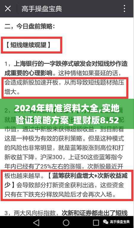 2024年精准资料大全,实地验证策略方案_理财版8.522