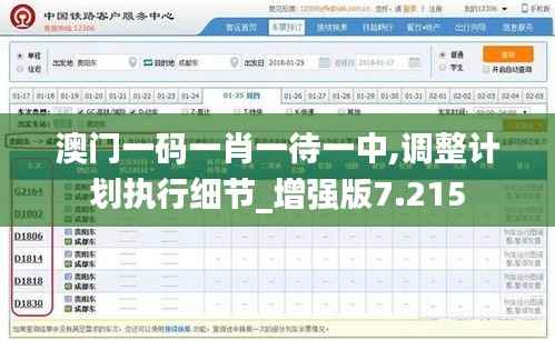 澳门一码一肖一待一中,调整计划执行细节_增强版7.215