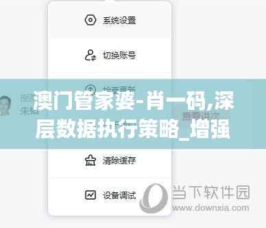澳门管家婆-肖一码,深层数据执行策略_增强版5.927