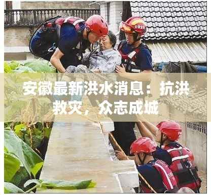 安徽最新洪水消息：抗洪救灾，众志成城