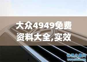 大众4949免费资料大全,实效策略分析_Phablet6.705