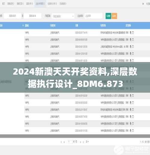 2024新澳天天开奖资料,深层数据执行设计_8DM6.873