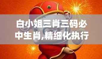 白小姐三肖三码必中生肖,精细化执行设计_Console1.655