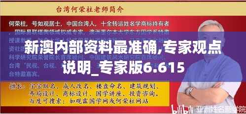 新澳内部资料最准确,专家观点说明_专家版6.615