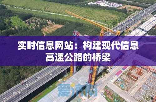 实时信息网站：构建现代信息高速公路的桥梁