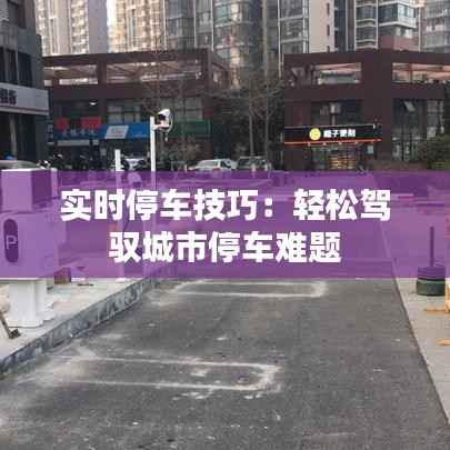 实时停车技巧：轻松驾驭城市停车难题