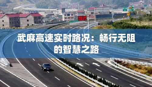 武麻高速实时路况：畅行无阻的智慧之路